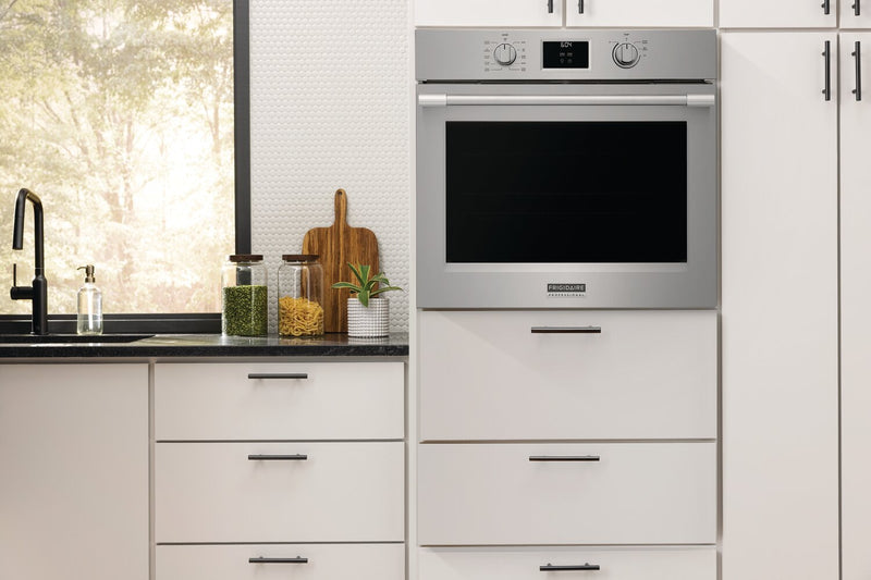 Frigidaire Professional 30\" 5.3 Cu. Ft. Electric Single Wall Oven with Total Convection - Smudge-Pro… 