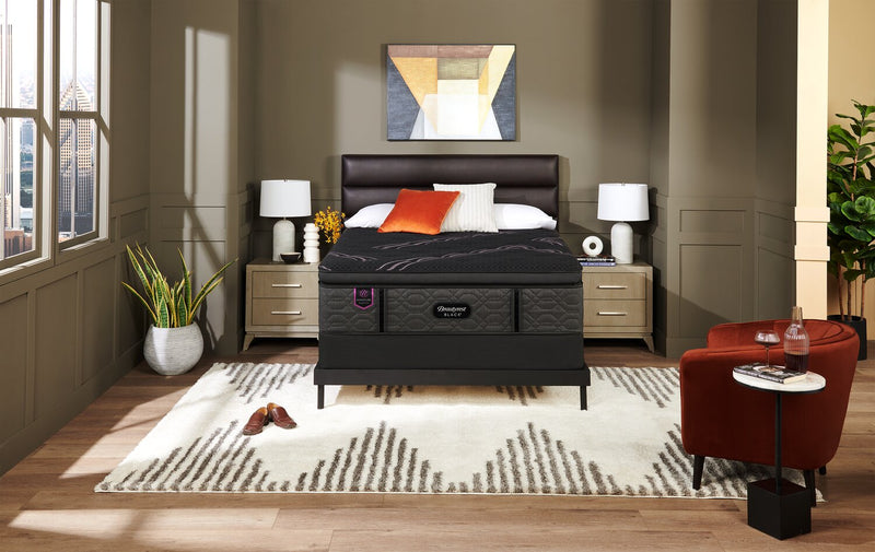 Beautyrest Black Signature Magenta Euro Pillowtop Twin XL Mattress
