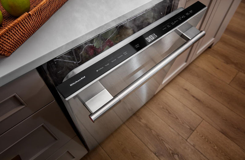 KitchenAid 24\" 44 dBA Dishwasher with 360° Max Jets™ Third Rack – Black Ore - KDPS724SBE