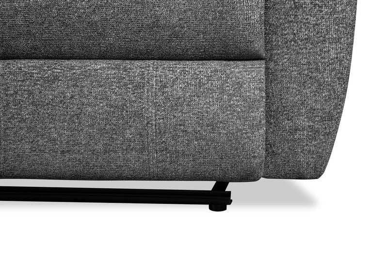 Chandler 82\" Chenille Fabric Power Reclining Sofa - Grey 