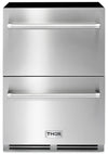 Thor 24\" 5.4 Cu. Ft. 2 Drawer  Refrigerator - Stainless Steel - TRF24U 