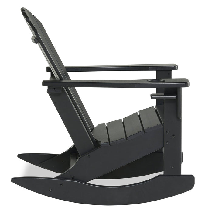 Bask Rocking Chair - Black