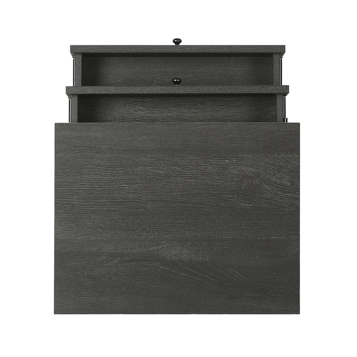 Mori Nightstand - Black Oak
