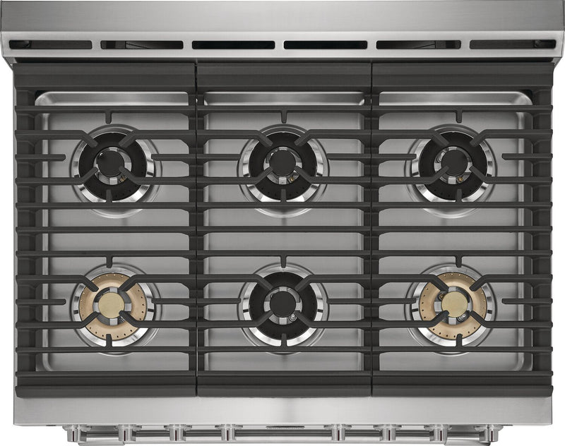 Frigidaire Professional 4.4 Cu. Ft. Gas Range With True Convection and Six Burner Cooktop - Smudge-P… 