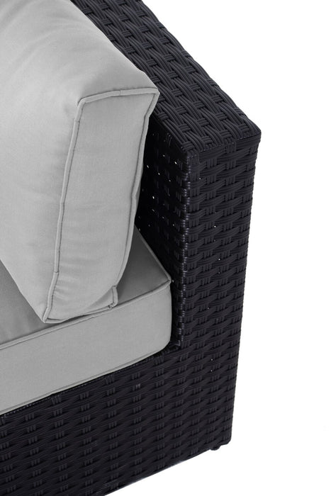 Barbados Patio Corner Chair – Grey