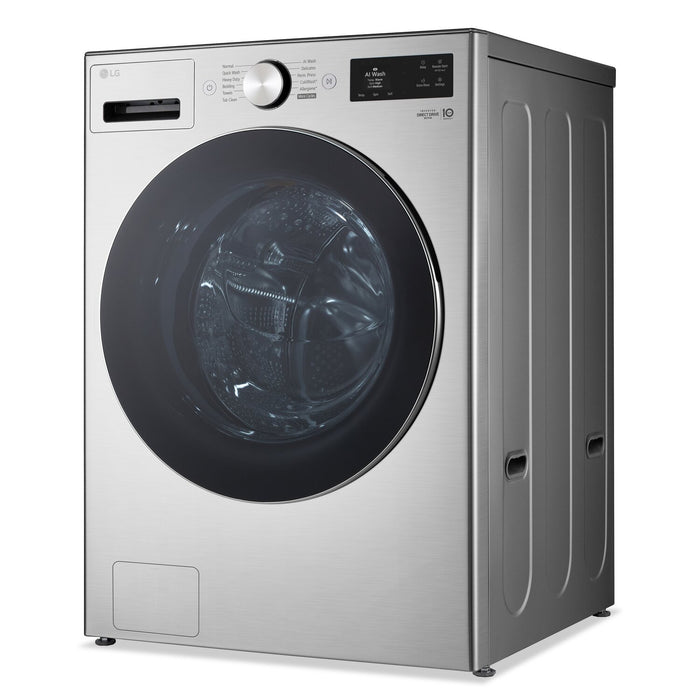 LG 5.2 Cu. Ft. Smart Front-Load High-Efficiency Steam Washer - Graphite Steel - WM5800HVA