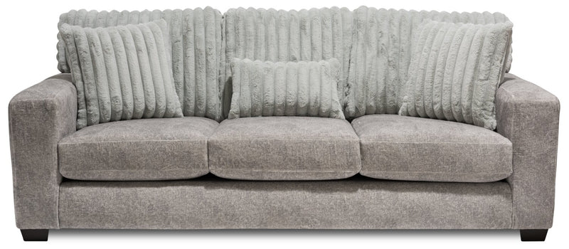Koda Chenille Sofa - Plush Paloma