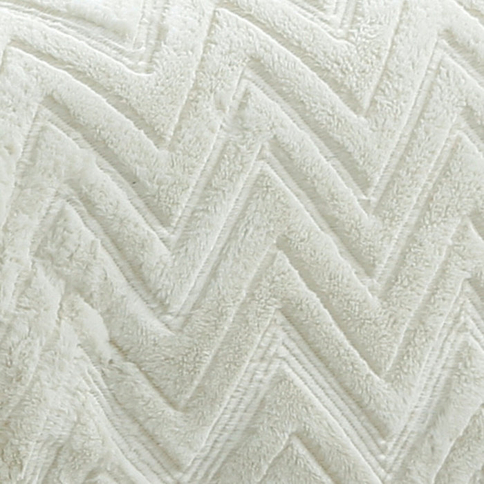 Tilda 3-Piece King Comforter Set - White  