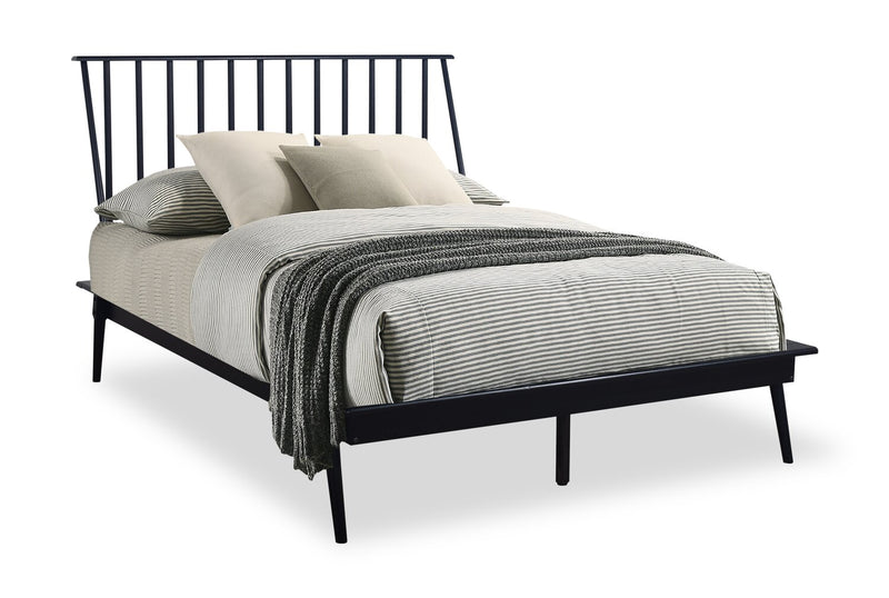 Milan Full Bed - Black 
