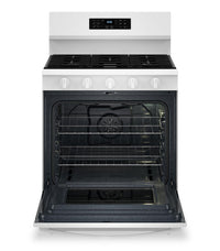 Whirlpool 5 Cu. Ft. Gas Range with Air Fry and Self-Clean - White - WFGS5030RW