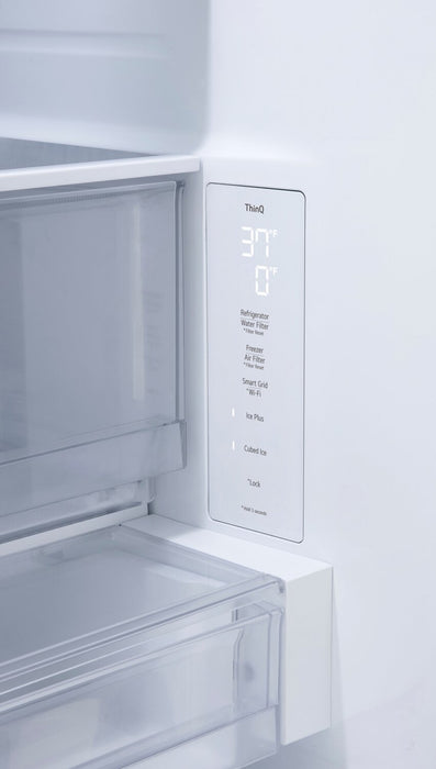 LG 36\" 17.2 Cu. Ft. French-Door Counter-Depth Refrigerator - Smudge Proof Stainless Steel - LF25BZH42S