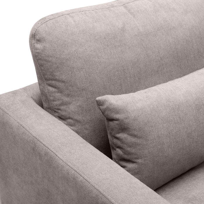 Kortlyn 78\" Linen-Look Fabric Sofa - Grey