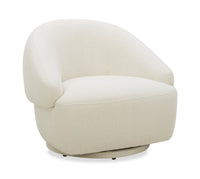Villa Swivel Accent Chair - Ivory 
