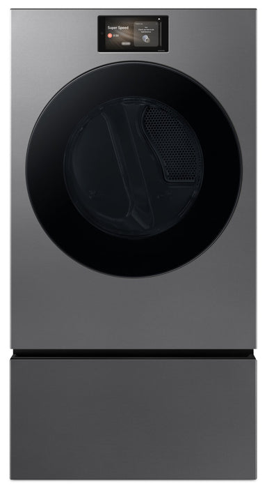 Samsung 7.6 Cu. Ft. Electric Dryer with AI Opti Dry - Dark Steel - DV90F53AESAC