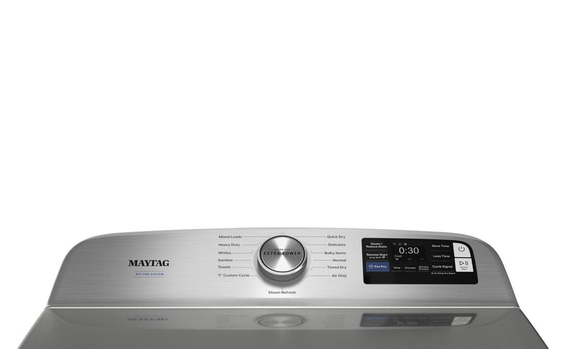 Maytag 7.4 Cu. Ft. Pet Pro Top Load Gas Dryer - Silver - MGD7205RR