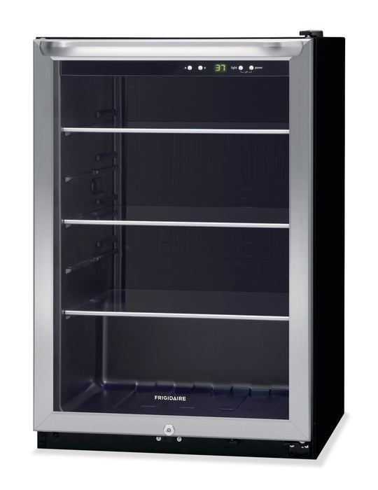 Frigidaire 21.5\" 4.6 Cu. Ft. 138 12 oz. Can Capacity Beverage Centre Refrigerator - Stainless Steel … 