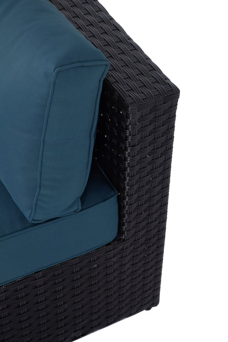 Barbados Patio Corner Chair - Blue