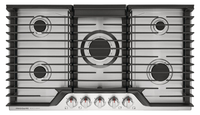 Frigidaire Gallery 36\" 5-Element Gas Cooktop - Stainless Steel - GCCG3648AS 