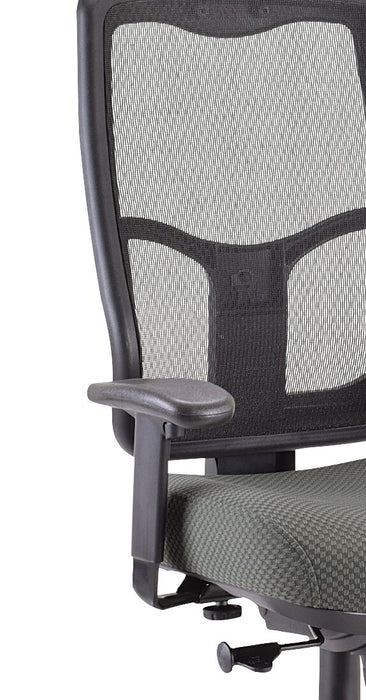 Tempur-Pedic Remy 26.8” Office Chair - Olive with Mesh Back