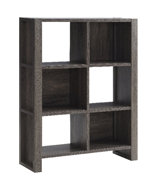 Oscar Owen 6-Shelf Bookcase - Grey