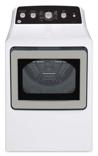 GE 4.9 Cu. Ft. Top Load Washer and 7.2 Cu. Ft. Electric Dryer with SaniFresh 