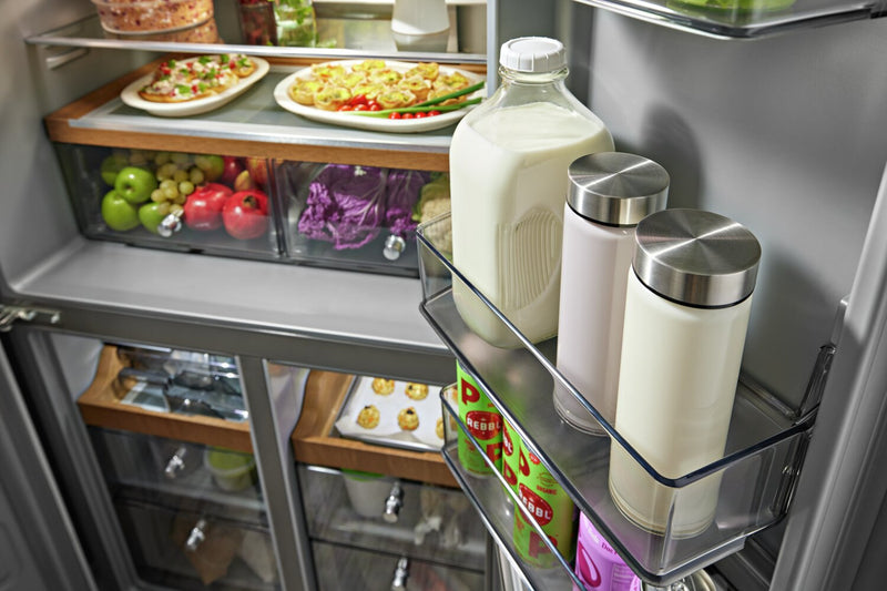 KitchenAid 36\" 19.4 Cu. Ft. French-Door Refrigerator - Stainless Steel - KRQC506MPS 