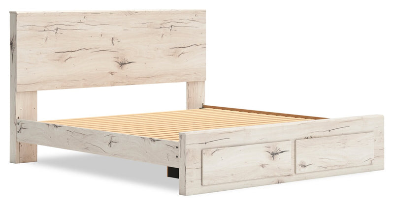 Derekson King Storage Bed - White