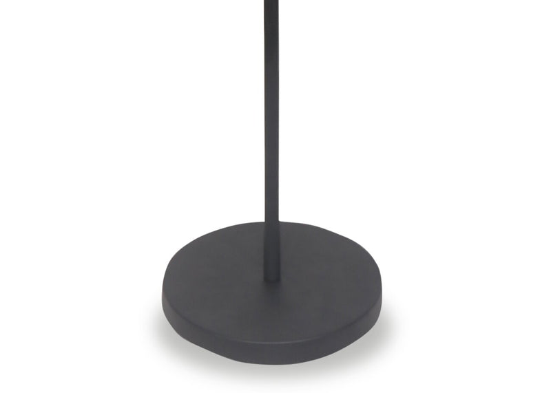 Solana 64” Modern Metal Acrylic Portable Floor Lamp with USB Port - Black