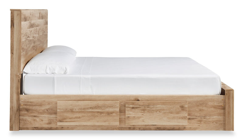 Derekson King Underbed Storage Bed - Natural