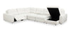Scott Living Elevate Modular 6-Piece Right-Facing Beige Chenille Fabric Sectional with Power Reclining 