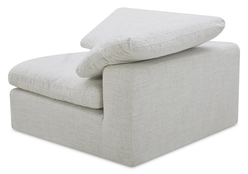 Sky Modular 6-Piece Fabric Power Reclining Sectional with Console and Feather Down Cushions - Nathan Wheat