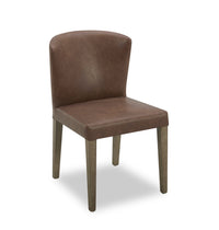 Arlo Dining Chair with Vegan Leather Fabric - Copper 