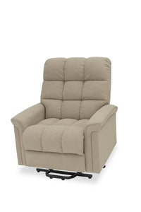 Linton 35.5” Linen-Look Fabric Power Lift Reclining Chair – Mushroom