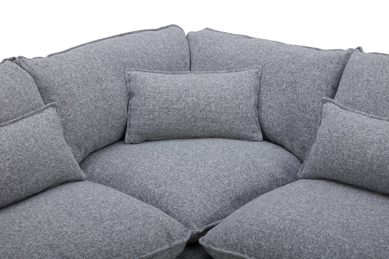 Monaco 4-Piece Sectional - Grey