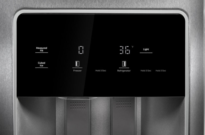 Whirlpool 36\" 21 Cu. Ft. Side-by-Side Refrigerator - Black - WRSC5536RB