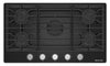 KitchenAid 36\" Gas-on-Glass Cooktop - KCGG536PBL