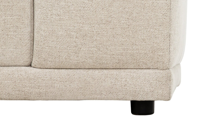 Oaklyn Modular 4-Piece Fabric Sectional with Tufted Seat Cushions - Beige
