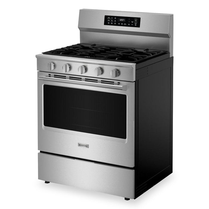 Maytag 30\" 5 Cu. Ft. Gas Range - Fingerprint Resistant Stainless Steel - MFGS7030SZ