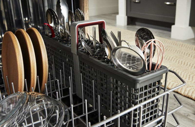 KitchenAid 24\" 44 dBA Dishwasher with 360° Max Jets™ Third Rack - Black Ore - KDFS424SBE