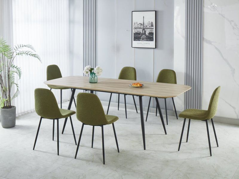 Joss 7-Piece Dining Set - Green