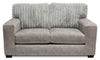 Koda Chenille Loveseat - Plush Paloma