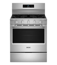 Maytag 5 Cu. Ft. Convection Gas Range with No Preheat Air Fry - Stainless Steel - MFGS6030RZ