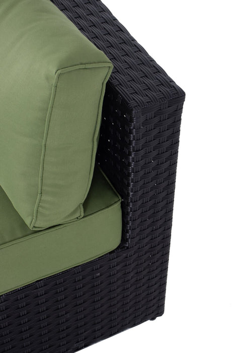 Barbados Patio Corner Chair – Green