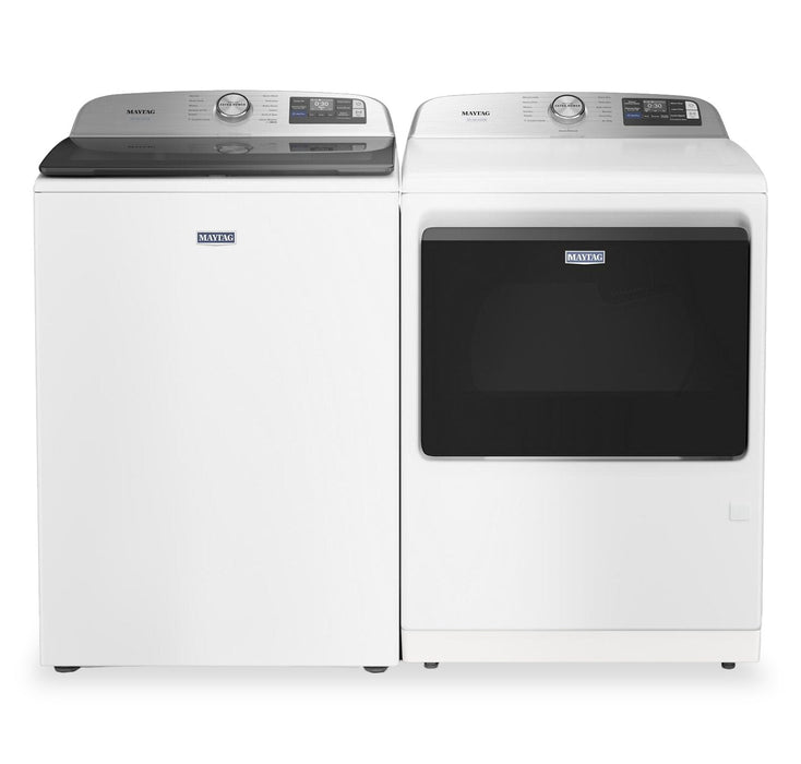 Maytag 6.0 Cu. Ft. Top-Load Washer and 7.4 Cu. Ft. Pet Pro Electric Dryer – White  