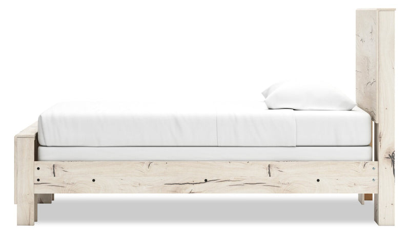 Derekson Twin Panel Bed - White