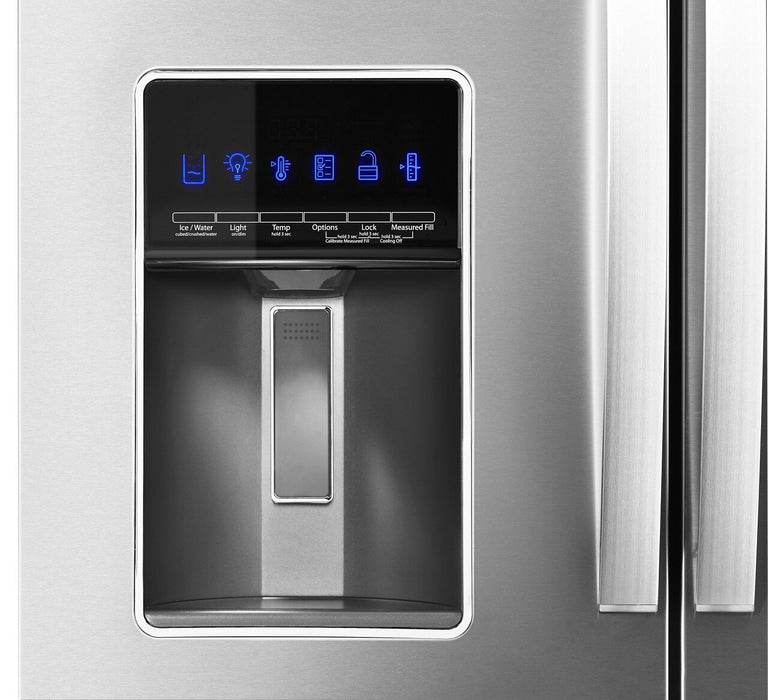 Whirlpool 26 Cu. Ft. 4-Door Refrigerator with Prep and Store Bins - WRMF7736PZ