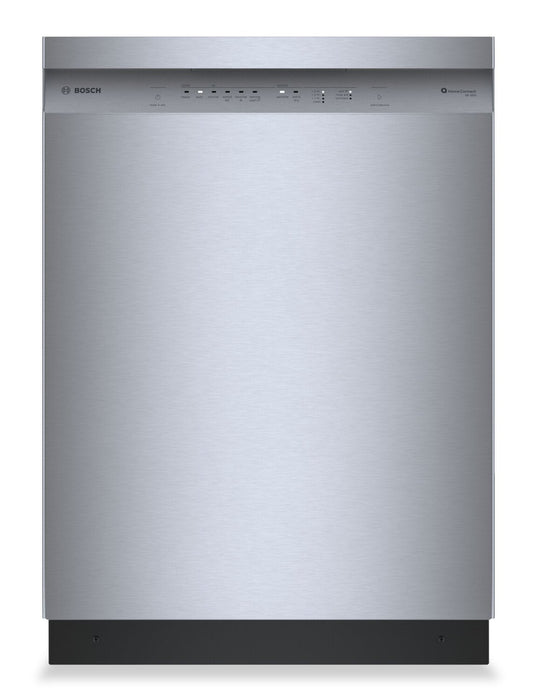Bosch 100 Series 24\" 48 dBA Smart Dishwasher with PrecisionWash® - Stainless Steel - SHE41CM5N 