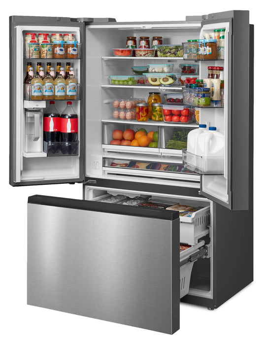 Midea 36\" 26.5 Cu. Ft. French Door Refrigerator – Stainless Steel - MRF27I6BST