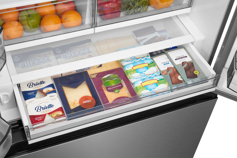 Midea 36\" 26.5 Cu. Ft. French Door Refrigerator – Stainless Steel - MRF27I6BST
