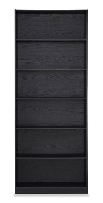 William 31.5\" 6-Shelf Bookcase - Black 